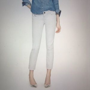 J.crew white cropped matchstick size 26